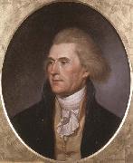 Charles Willson Peale Portrait of Thomas Jefferson oil